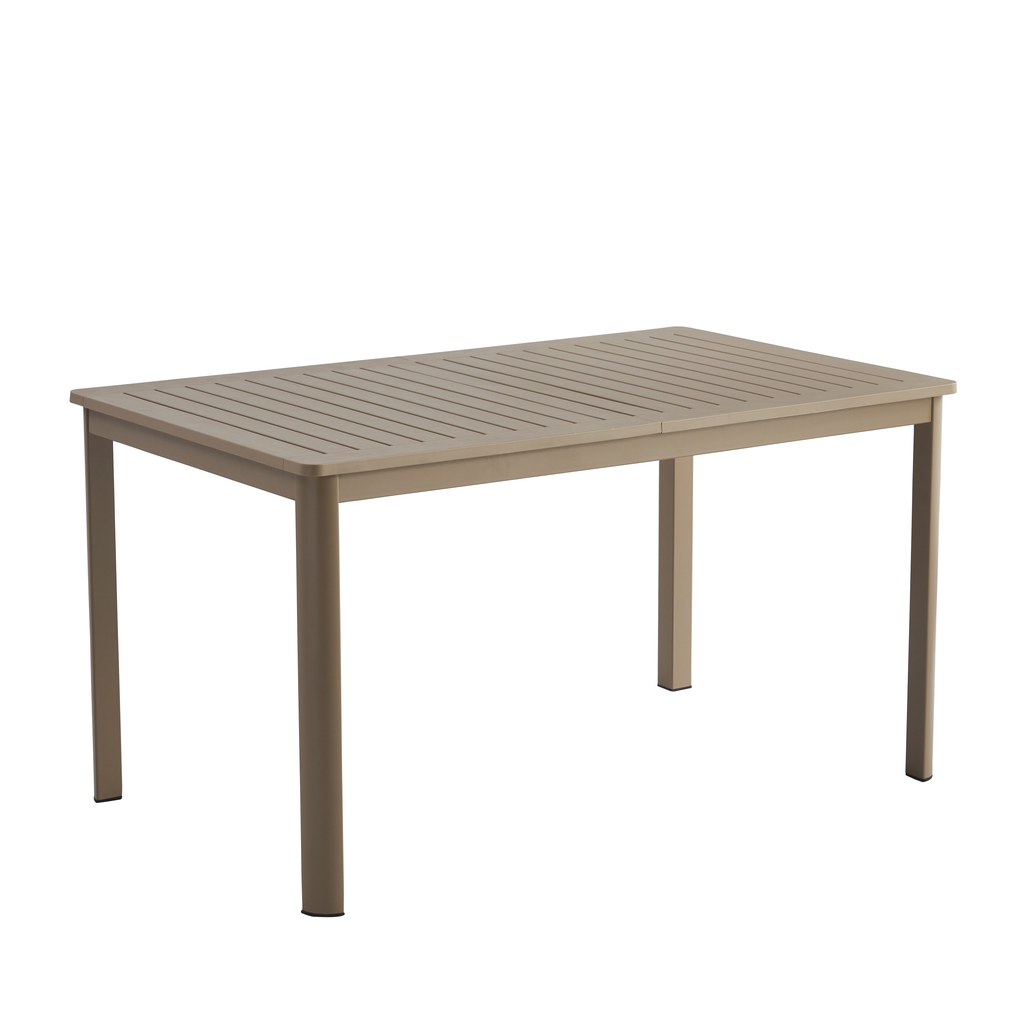 Niza mesa comedor 140 x 85 beige // Exterior 100%