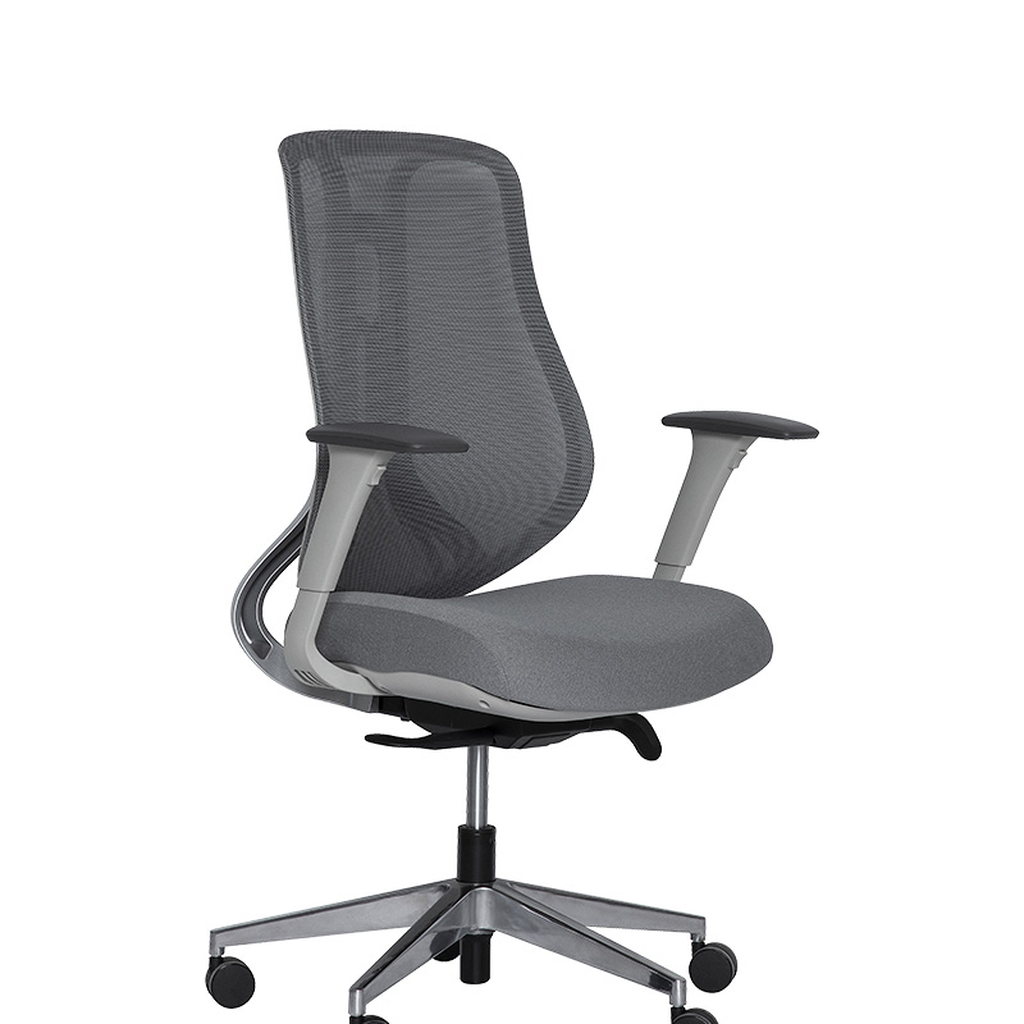 Rey silla semiejecutiva gris // MP