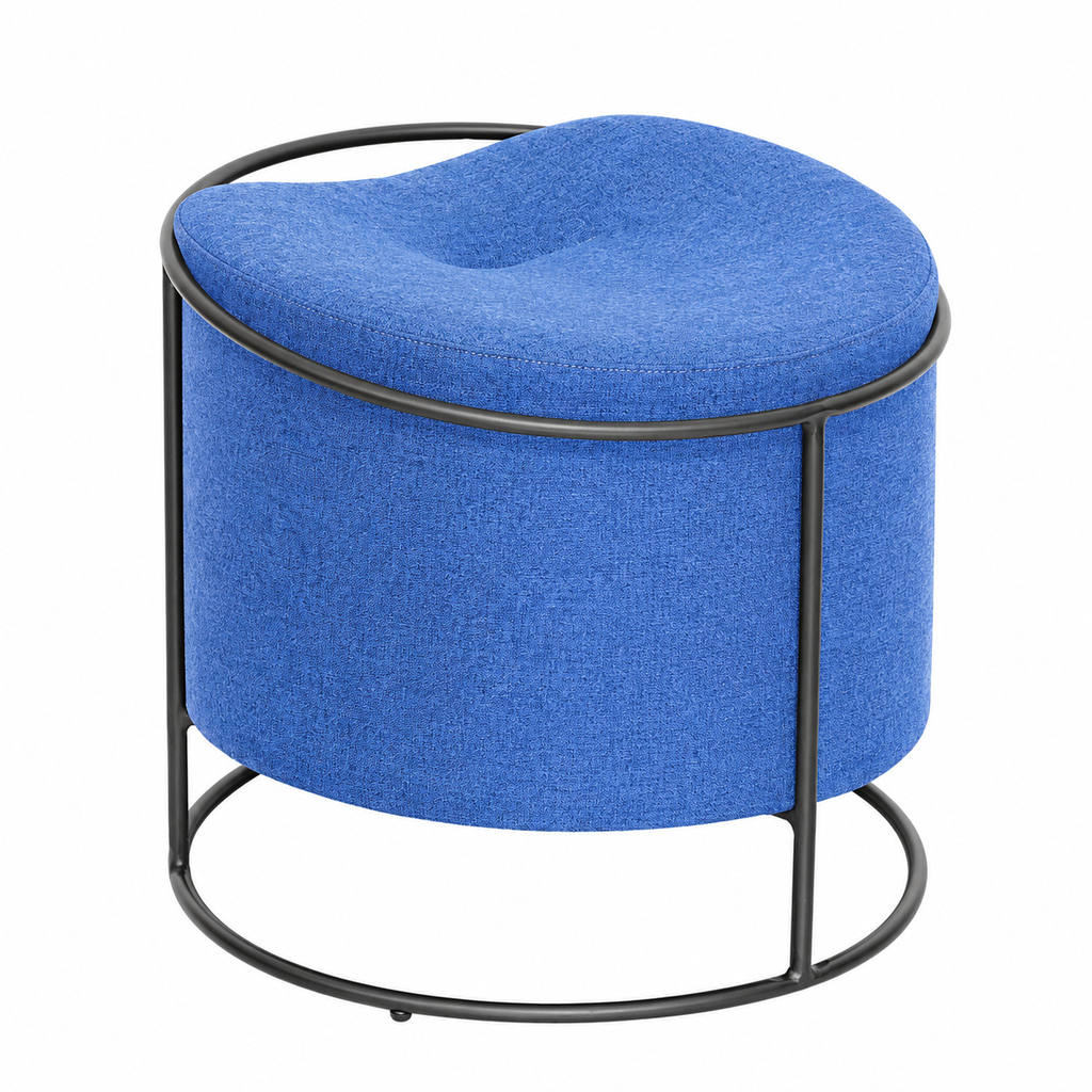 Elektro taburete base metalica azul // MP