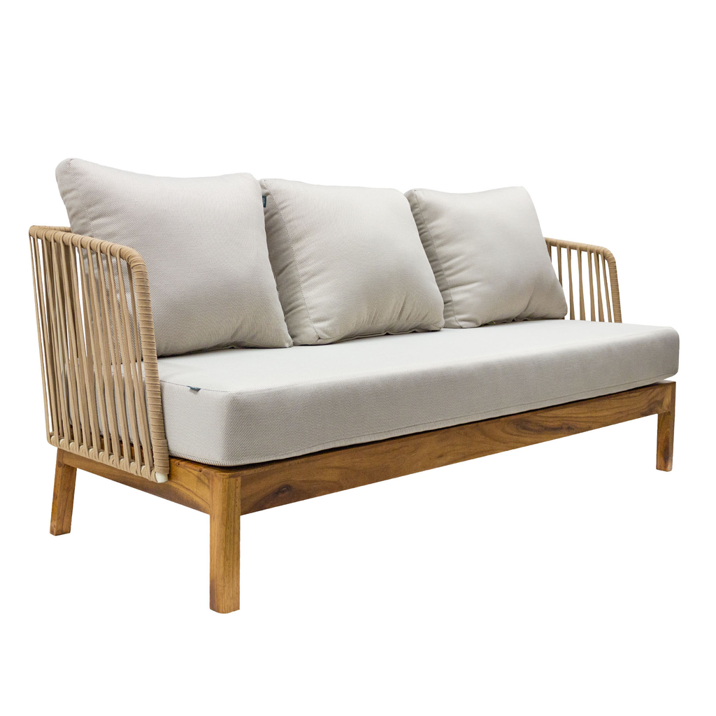 Oaxaca sofa cuerda beige tela curri