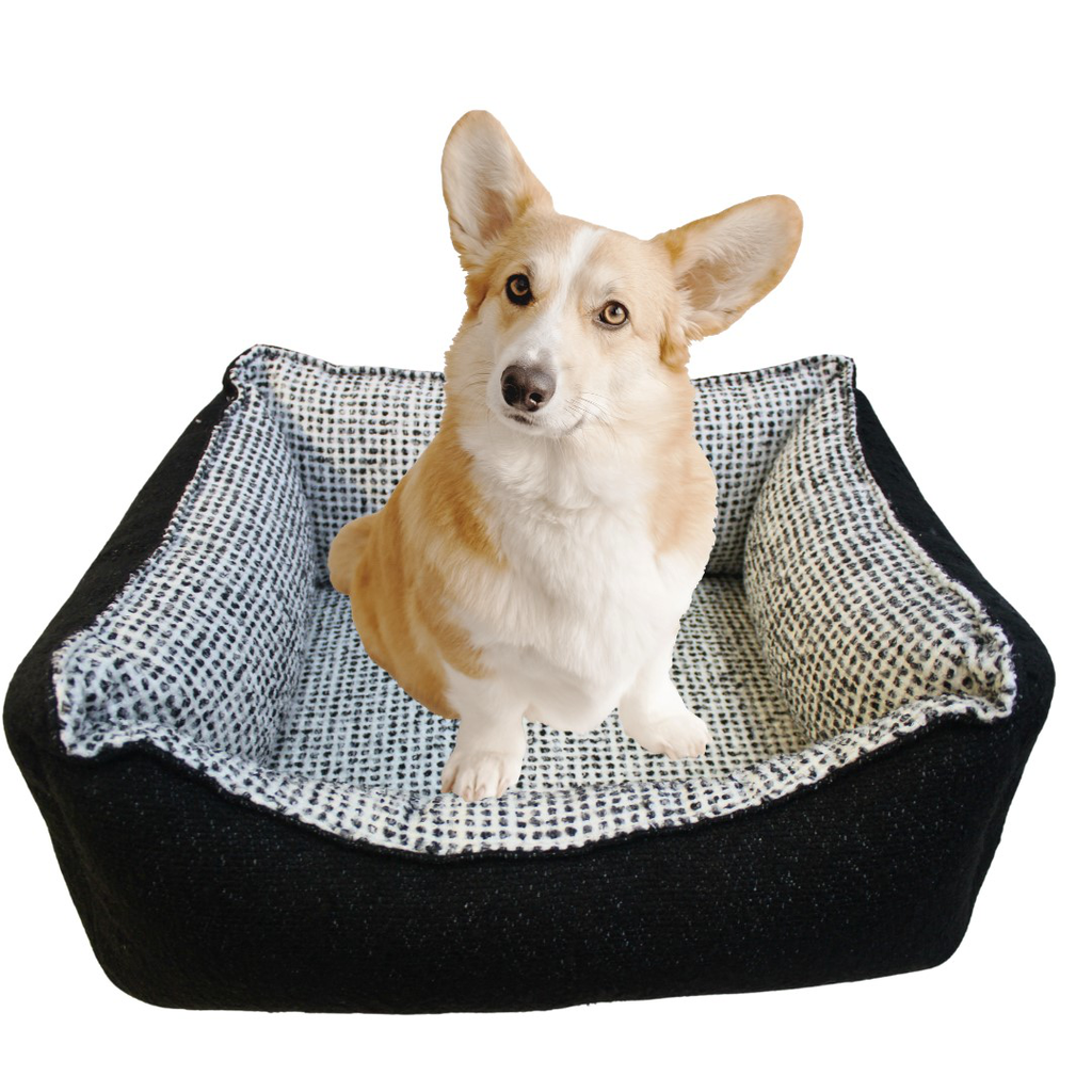 Cama Inteligente para perro chica black &amp; white