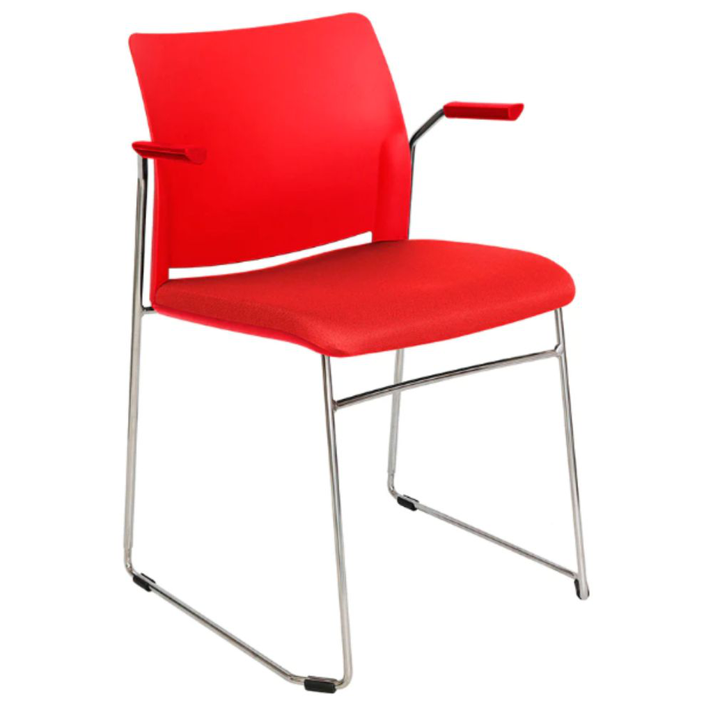 Walker italia silla de oficina visita roja con brazo  // MP