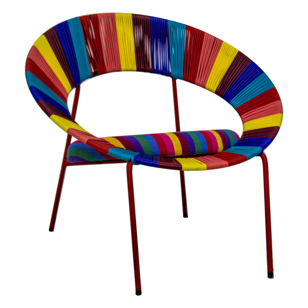 Fiji silla hamaca multicolor con cojín // CS