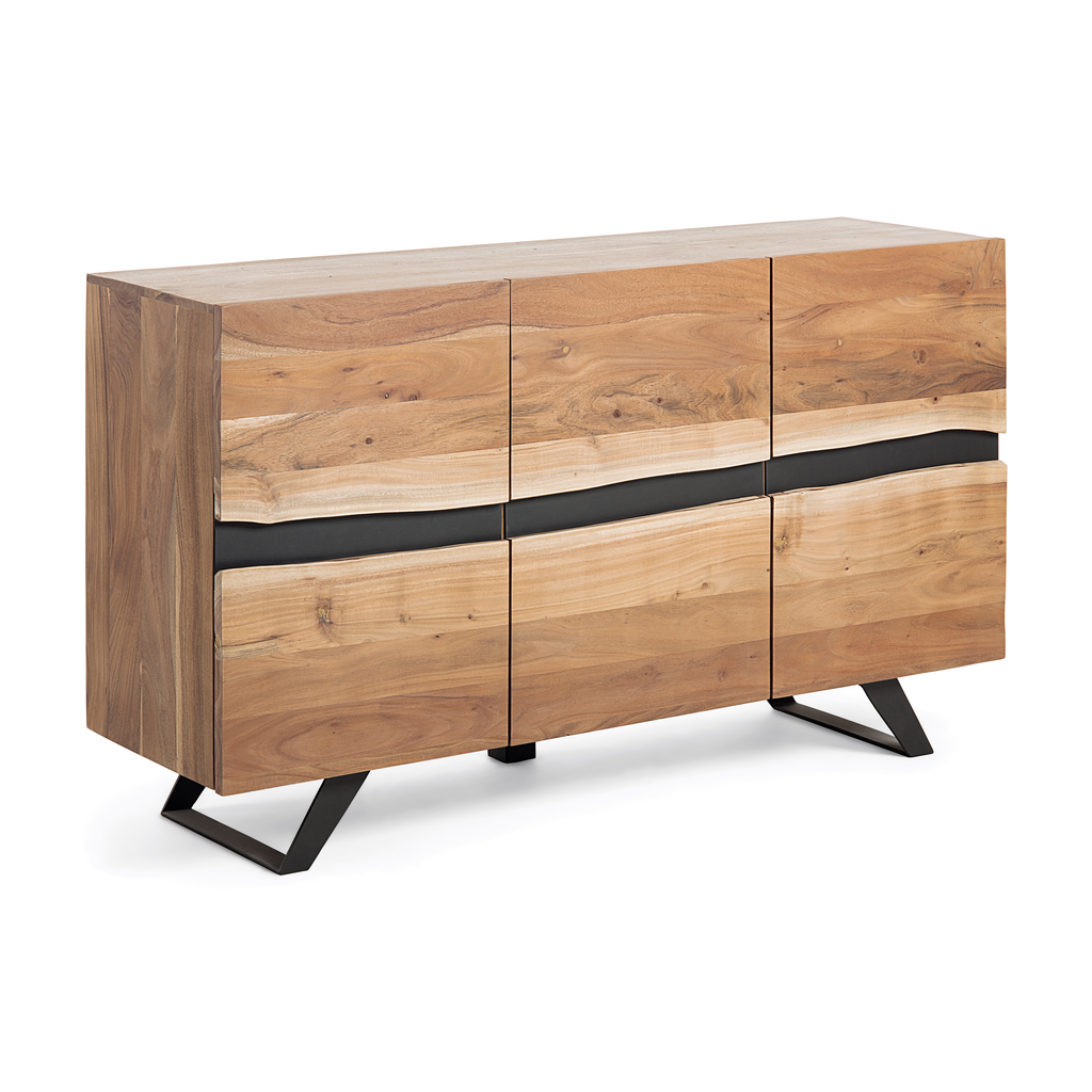 Irvin credenza 148 x 85 metal madera acacia