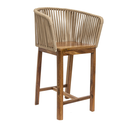Oaxaca banco metal beige cuerda beige // Exterior techado