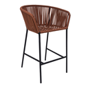 Jalisco banco metal negro cuerda terracota // Exterior techado