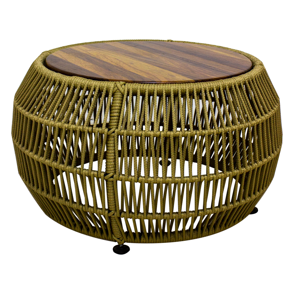 Acatic mesa de centro cuerda beige // Exterior techado