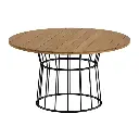 Campeche mesa de comedor madera 160 cm de diámetro // Exterior techado