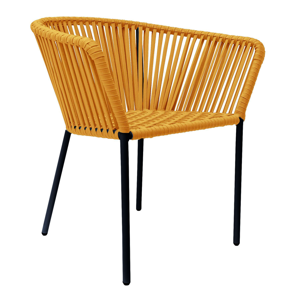 Jalisco silla metal negro cuerda mango // Exterior techado