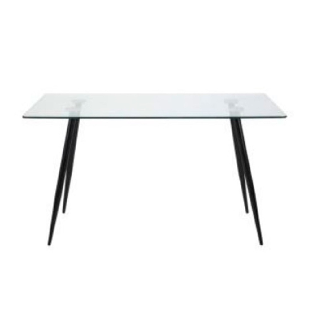 Wilma mesa de comedor negro // Outlet