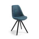 Lars silla pata negra azul // Outlet