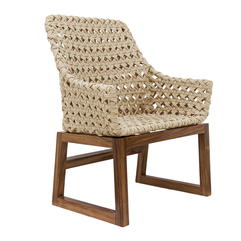 Bacalar sillón beige // Exterior techado 