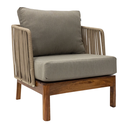 Oaxaca sillón beige y loneta antidecoloración // Exterior techado