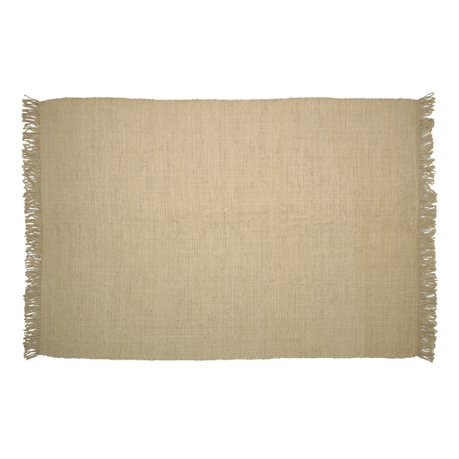 [AA7131J12] Siria alfombra yute, algodón, lana beige // Interior