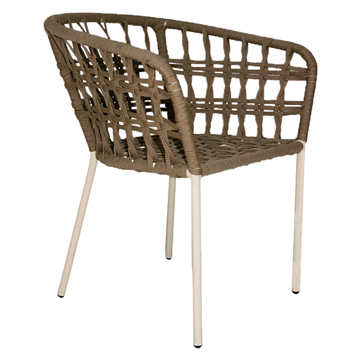 [58979SI] Jalmay silla metal negro // Exterior techado
