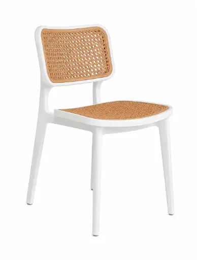 [59269SI] Saint mitchel silla de exterior blanca // Exterior 100%