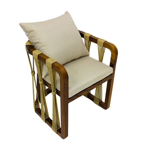 [59619SI] Majahuitas sillón textilene y cojinería loneta // Exterior 100%