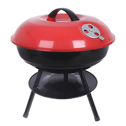 [AP2185] Portatil asador al carbón circular rojo // MP