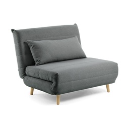 [S501J15] Ambito sofacama 105 tela gris oscuro