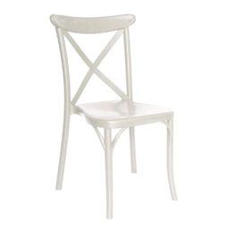 [MP56OFF] Crossback silla de polipropileno  blanca  // MP