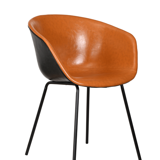 [MP001MD] Guines silla negro con café // Interior