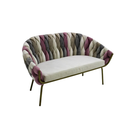 [OUTLET-MOR-029] Salamanca sofa gris, beige y rosa // CS