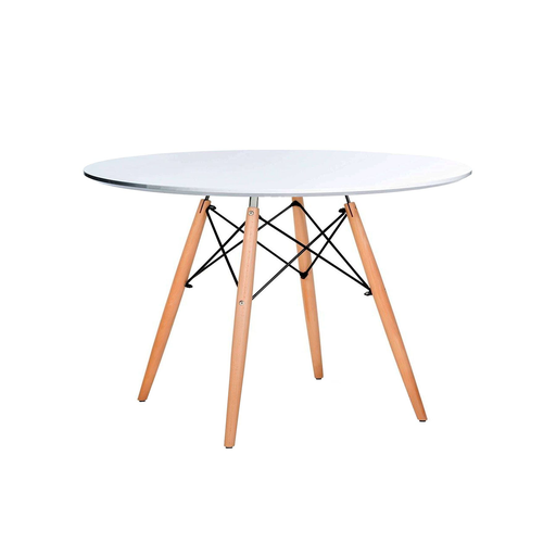 [HODT005] Hood mesa de comedor 90 blanca