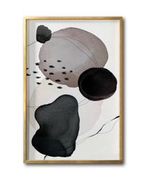 [Abstracto  055-GD] Negro arena cuadro decorativo codigo 055-GD // MP