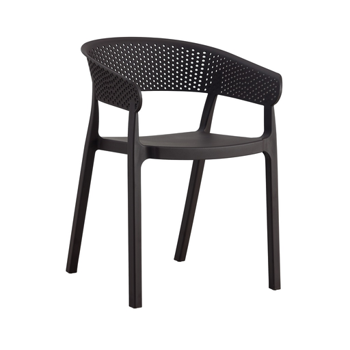 [PELLE634X] Pellegrino silla de exterior color grafito // Exterior 100%