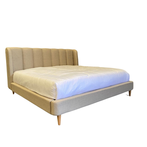 [INTBE001] Belfort cama KS beige sin colchón 