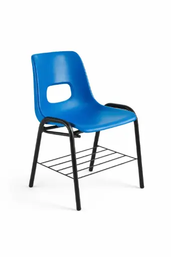 [62391PU] Classroom silla 4 patas con rejilla // MP