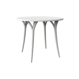 [7097_W9] Maulen mesa de comedor blanco // MP