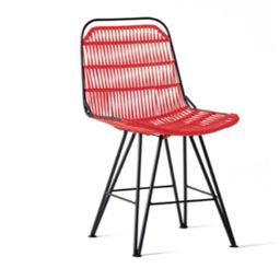 [SS-Negro-Rojo] Ania silla rojo de pvc // MP