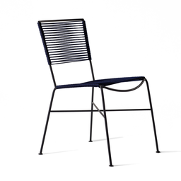 [SRU-Negro-AzMarino] Onif silla azul marino de pvc // MP
