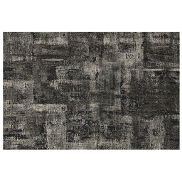 [8455 can 52052 gr az] Yone tapete decorativo gris, azul y negro 160x230 // MS