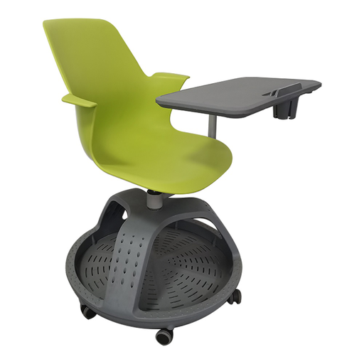 [59271PU] Pupitre mesa banco giratorio con ruedas color verde 