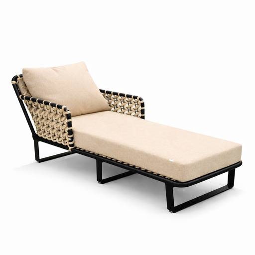 [62666CA] Tepoztlán camastro acero galvanizado cojín loneta // Exterior 100%