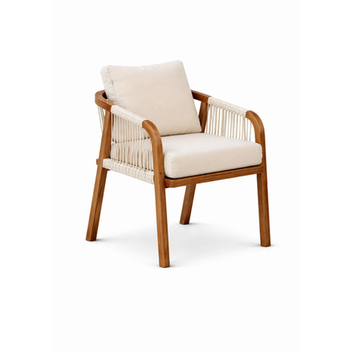 [62844SI] Pichilingue silla madera, cuerda de palma y loneta // Exterior 100%