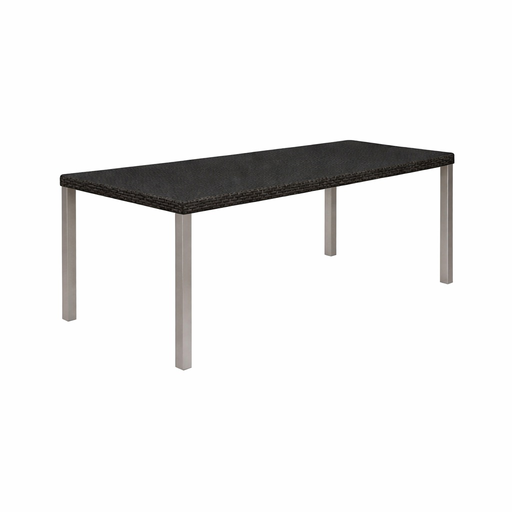 [62664ME] Batan mesa comedor exterior negra // MP