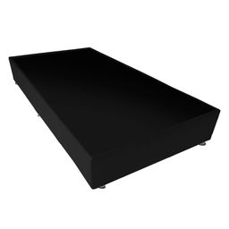 [55292BC] Bonanza base de cama queen size tapiz negro // MP