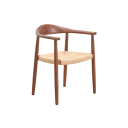 [FELLOW65] Fellow silla madera con asiento de rattan