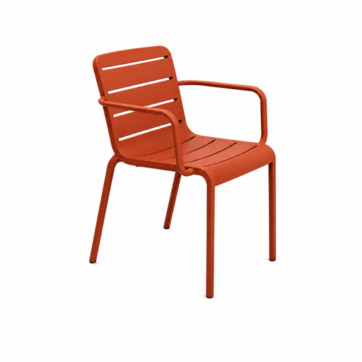 [65244SI] Niza silla con brazo coral // Exterior 100%