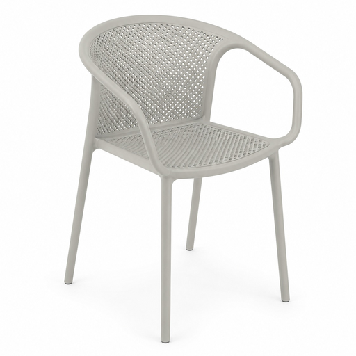 [65266SI] Le Mans silla con brazo gris claro - UV // Exterior 100%