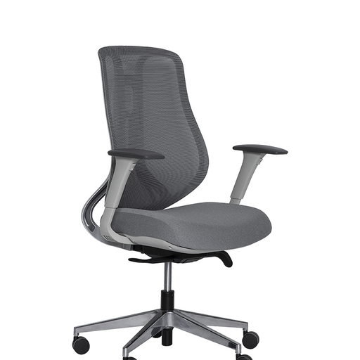 [65410SI] Rey silla semiejecutiva gris // MP