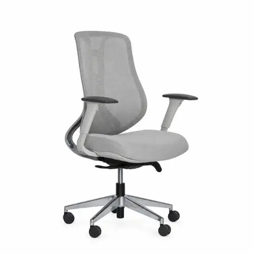 [65410SI] Rey silla semiejecutiva gris // MP