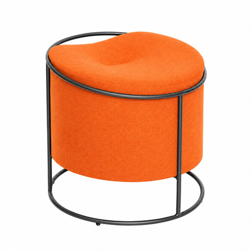 [65416TA] Elektro taburete base metalica naranja // MP