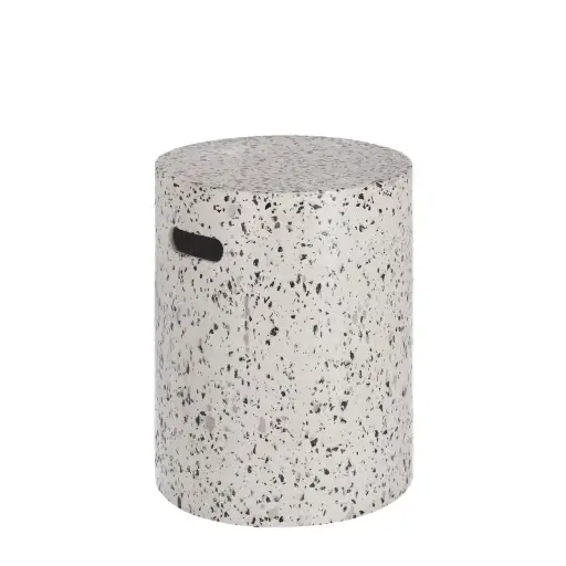 [CC2221PR05] Jenell Mesa Auxiliar de terrazo blanco // Exterior 100%