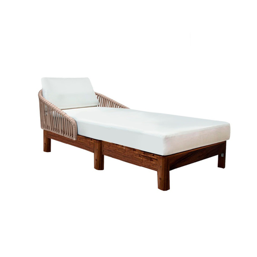 [50743CA] Oaxaca camastro biege tela loneta antidecoloración // Exterior techado