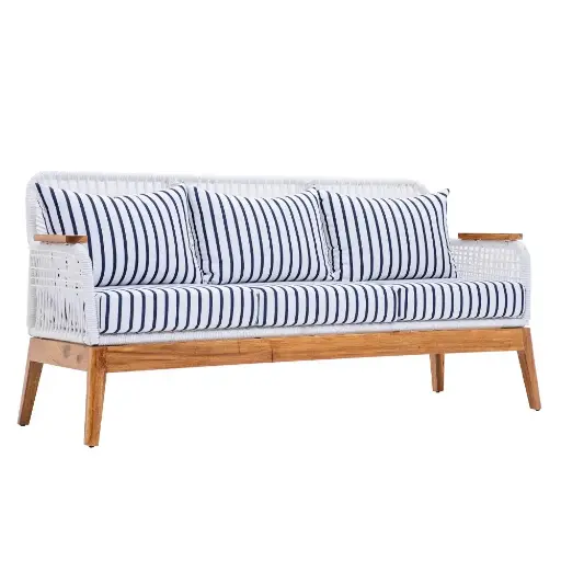 [53564SOPE] Puerto Dorado sofa cojinería sumbrella nautica PEDIDO ESPECIAL minimo 4 pzas // Exterior techado 