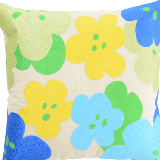 [DN03393000] Cojin floral azul/vde tp013076b 50 x 50 // Pedido especial